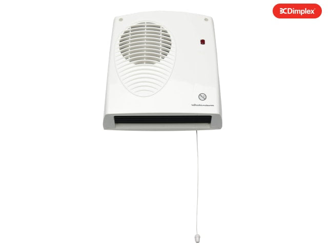 Dimplex Winterwarm 2kW Downflow Fan Heater with Timer for Bathroom Heating