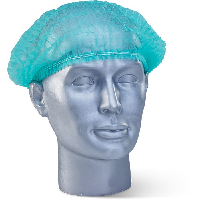 Beeswift Disposable Mob Cap Soft Lightweight Elasticated Hair Net Standard Size