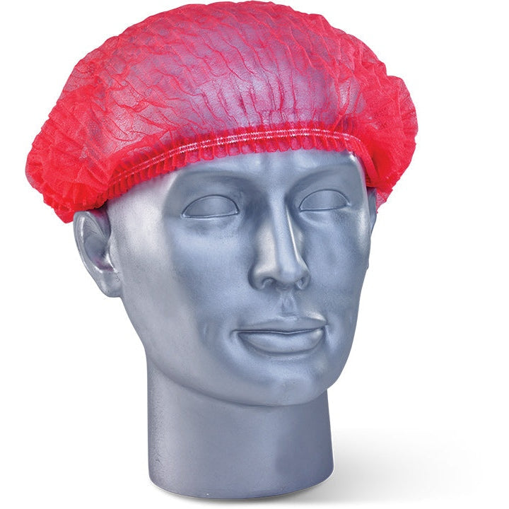 Beeswift Disposable Mob Cap Soft Lightweight Elasticated Hair Net Standard Size