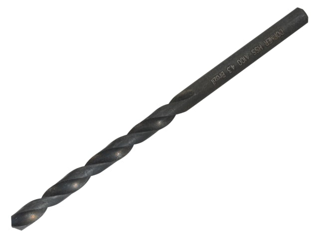 Dormer A100 HSS Jobber Drill Bit 4.30mm 80mm Overall Length 47mm Working Length
