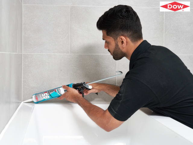 Dowsil 785+ Clear Silicone Sealant 310ml Bacteria Resistant Mould Resistant