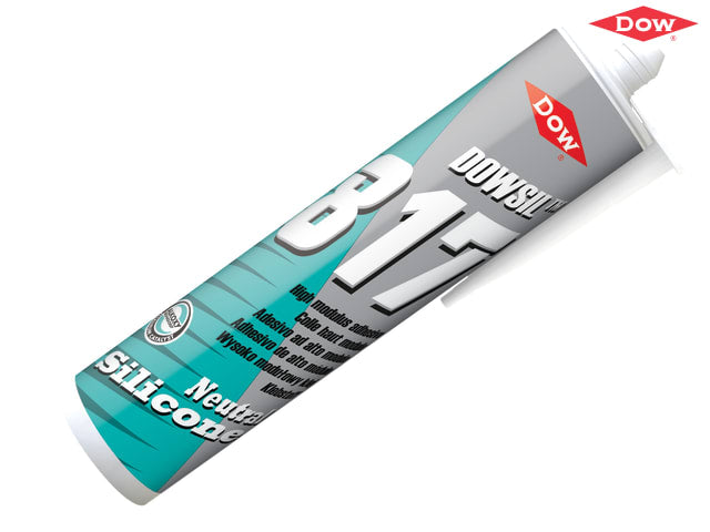 Dowsil 817 Silicone Mirror Adhesive 310ml Non-Corrosive Heat Resistant
