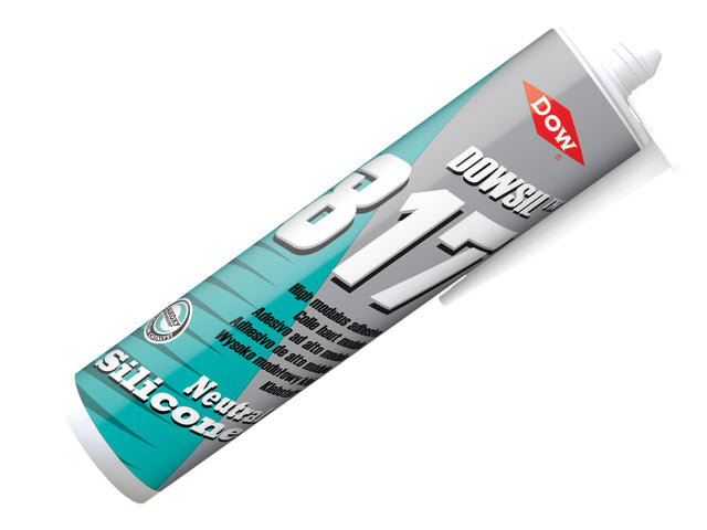 Dowsil 817 Silicone Mirror Adhesive 310ml Non-Corrosive Heat Resistant