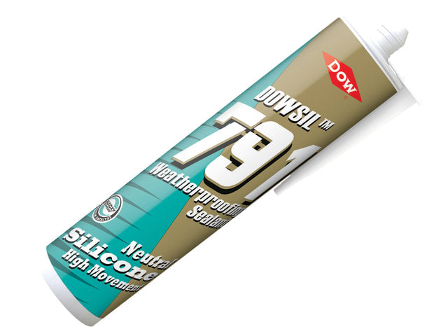 Dowsil 791T Translucent Silicone Sealant 310ml Weatherproof Adhesive 25LM
