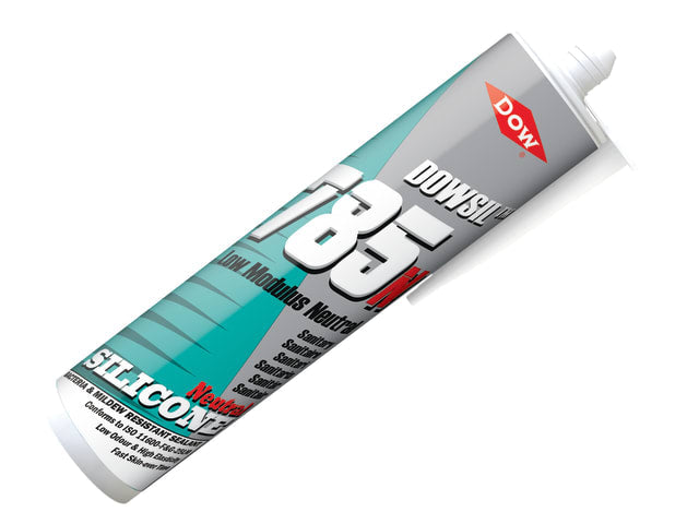 Dowsil 785N Clear Silicone Sealant 310ml Neutral Curing Fungicide Flexible