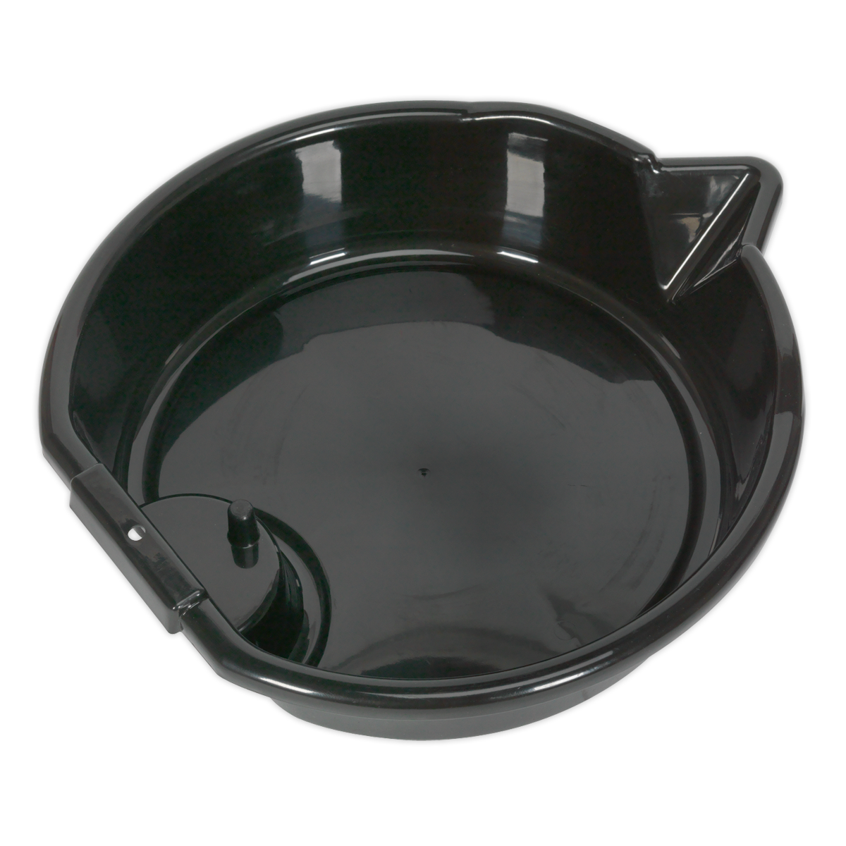 Sealey 8L Oil Fluid Drain Pan Heavy-Duty Polyethylene for Workshop Use