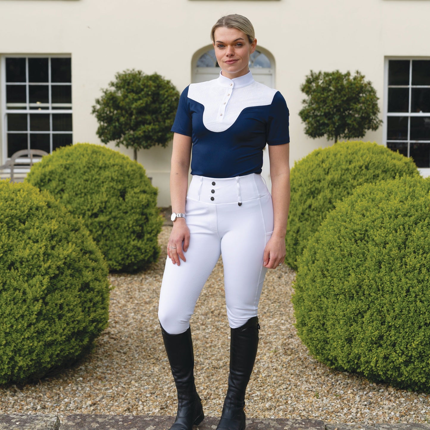 Woof Wear Ladies Competition Riding Tights with Water Repellent Technology