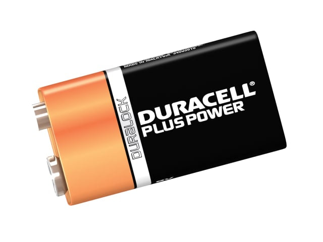Duracell Plus Power 9V Batteries MN1604/6LR6 Pack of 2 Long Lasting Power
