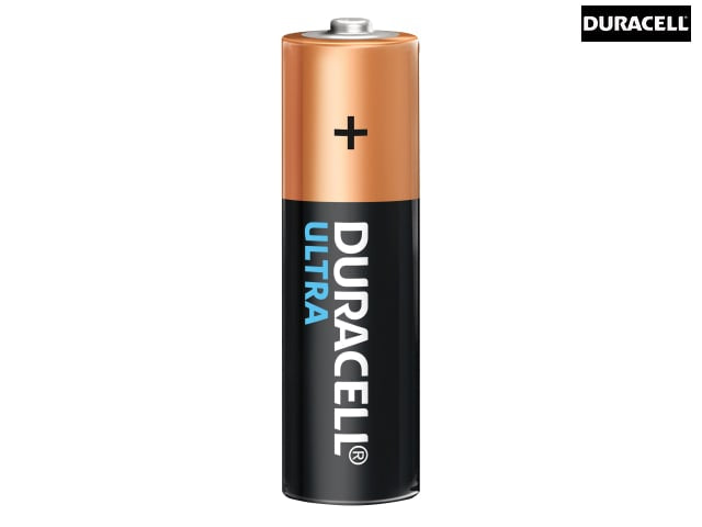 Duracell Ultra Power AA Batteries LR6/HP7 Pack of 4 with Powercheck Technology