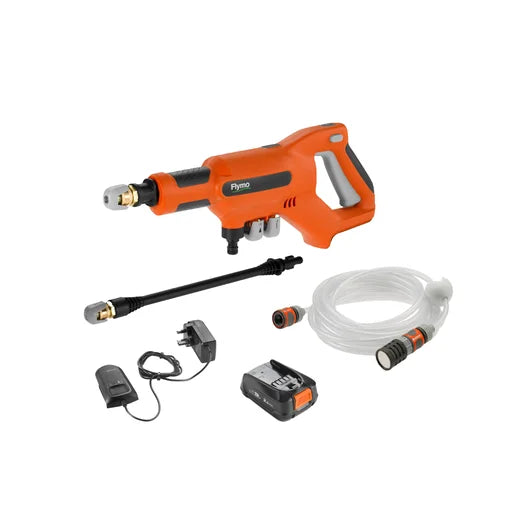FLYMO EasiClean Li Cordless Portable Pressure Washer 18V Battery Operated