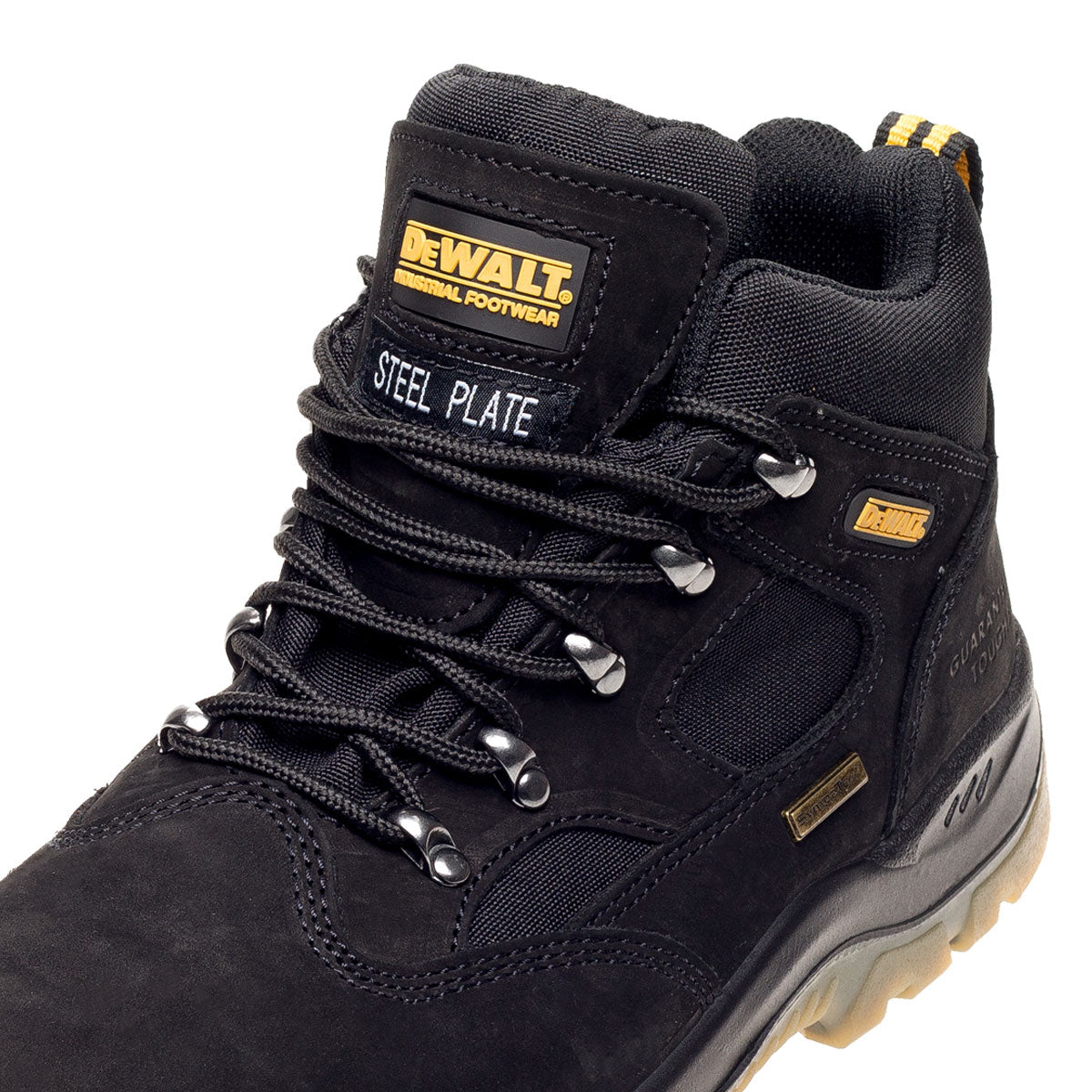 DeWalt Waterproof Safety Hiker Boots Steel Toe Nubuck Leather Comfort Fit