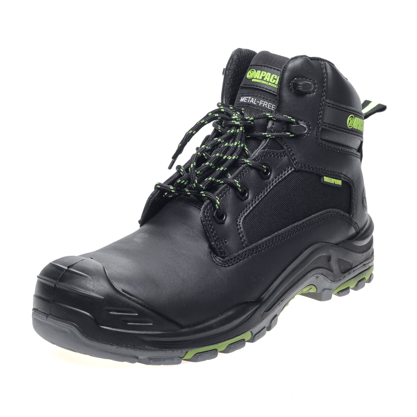 Apache Dakota Metal Free Waterproof Safety Boots Non-Metallic Toe Black