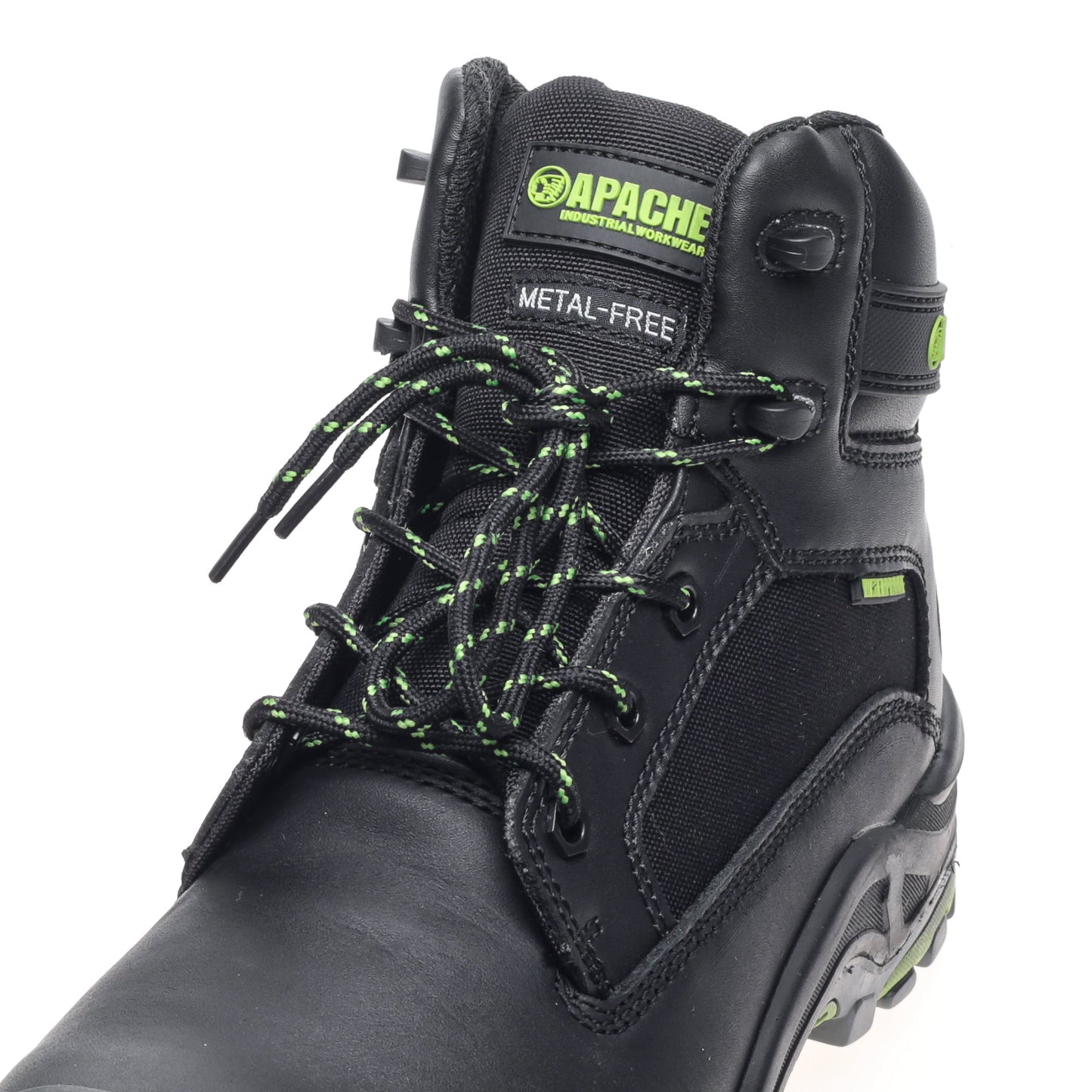 Apache Dakota Metal Free Waterproof Safety Boots Non-Metallic Toe Black