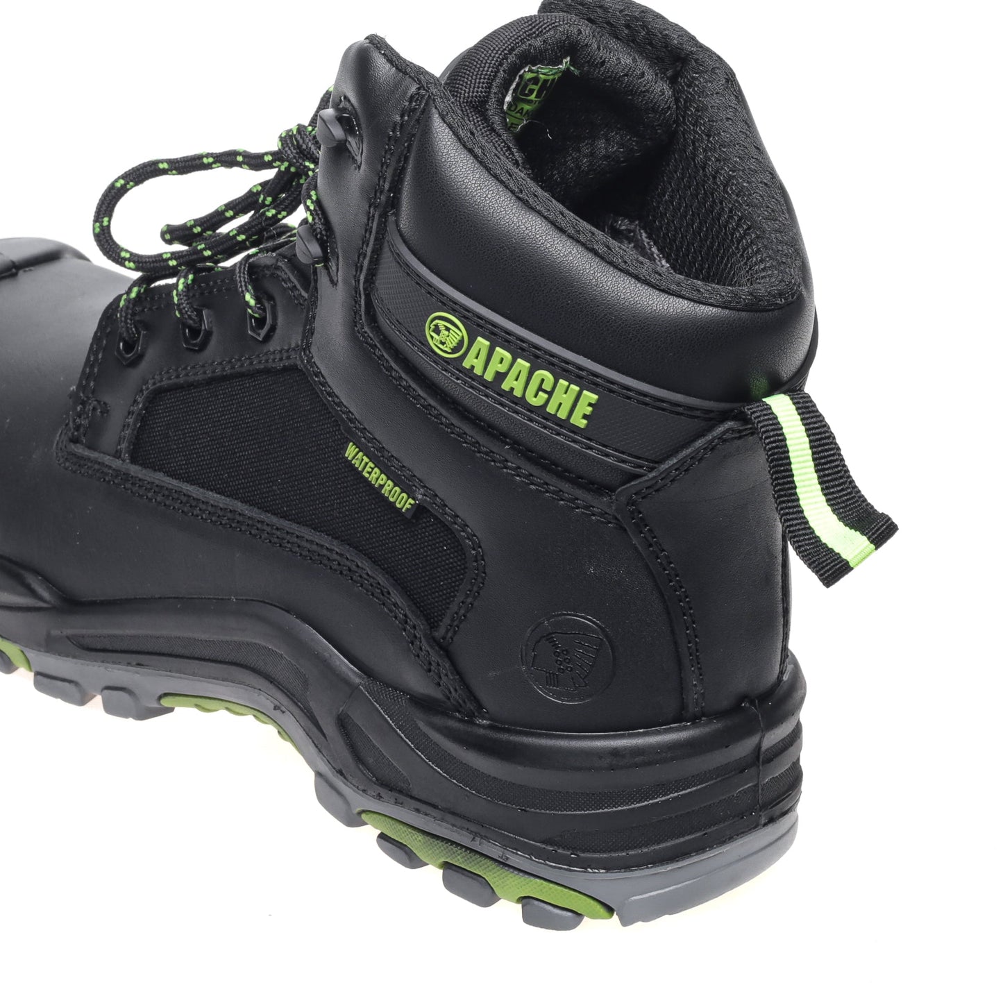 Apache Dakota Metal Free Waterproof Safety Boots Non-Metallic Toe Black