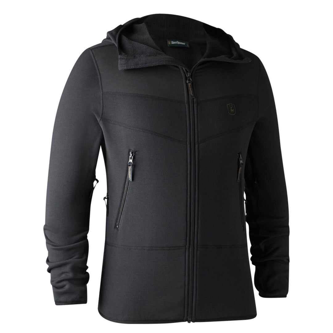 Deerhunter Men's Insulated Sweat Jacket with Hood and Ventilation Zippers