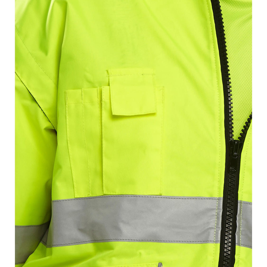 Europa Bomber Jacket Saturn Yellow Navy Removable Sleeves Fleece Liner