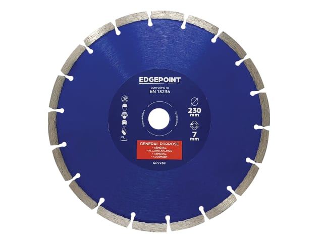 EdgePoint GP7230 230mm General-Purpose Diamond Blade for Building Materials