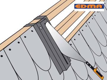 Edma Pro Mat Coup Slate Guillotine Machine Heavy-Duty Tile Cutter 210mm