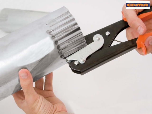 Edma Maxi Ret Swaging Tool 5 Blade Ergonomic Soft Grip for Stainless Steel Pipes