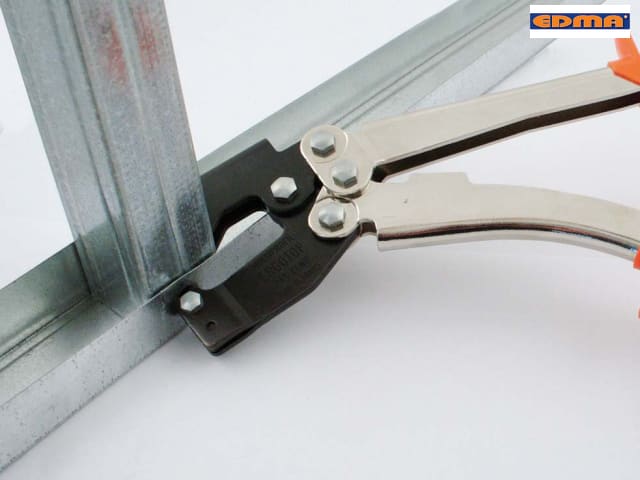 Edma Ergotop Multiprofil Metal Frame Pliers for Drywall Installation 310mm
