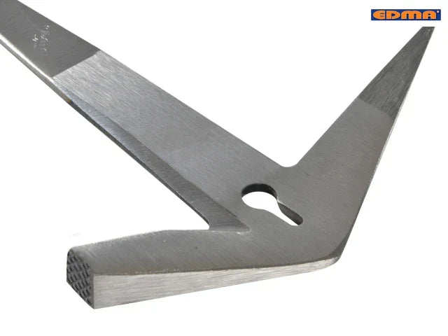 Edma Universal Slater's Hammer 650g Leather Handle Nail Puller Polished Finish