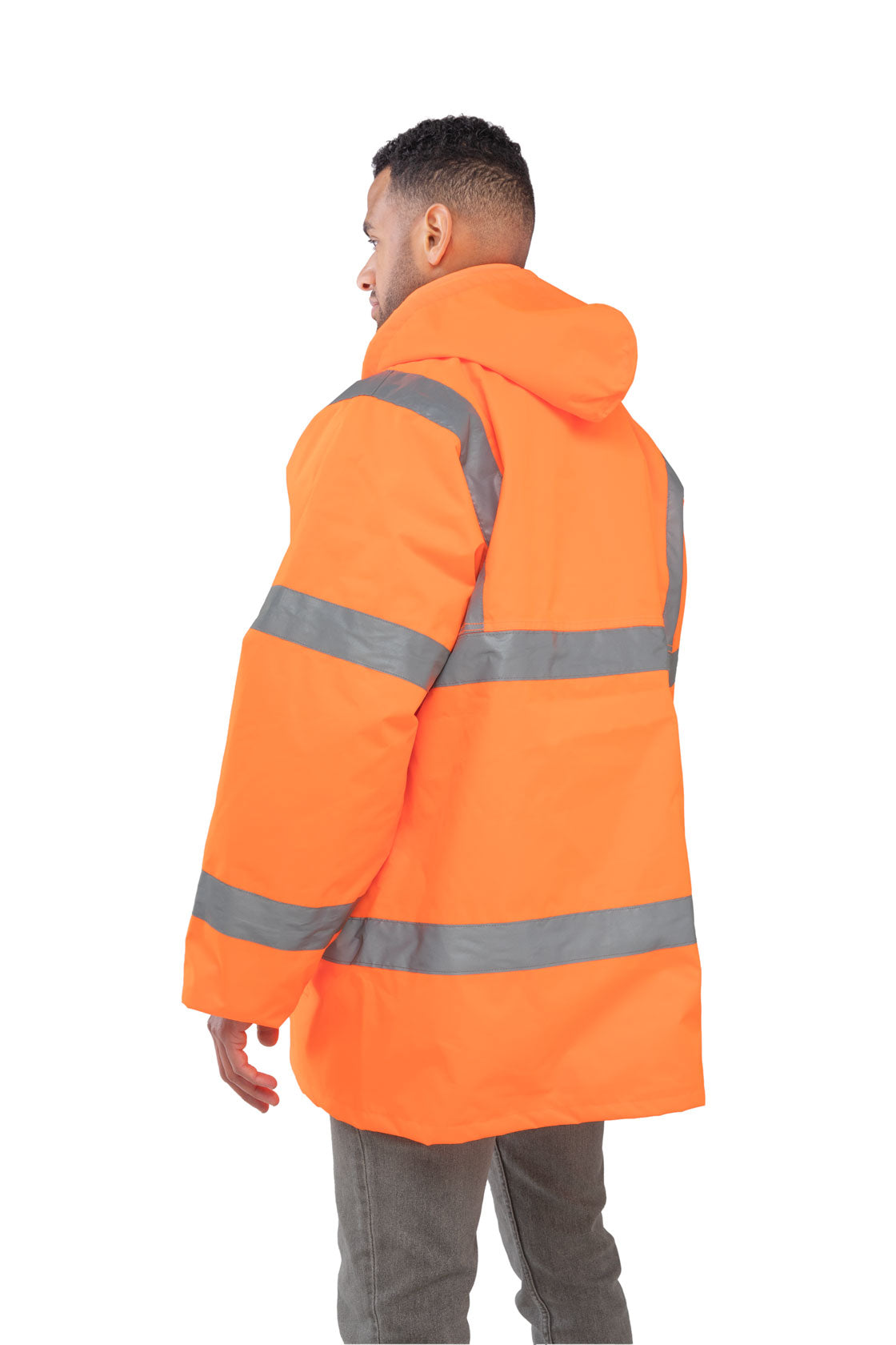 Espro High Visibility Parka Jacket EN20471 Waterproof Traffic Workwear