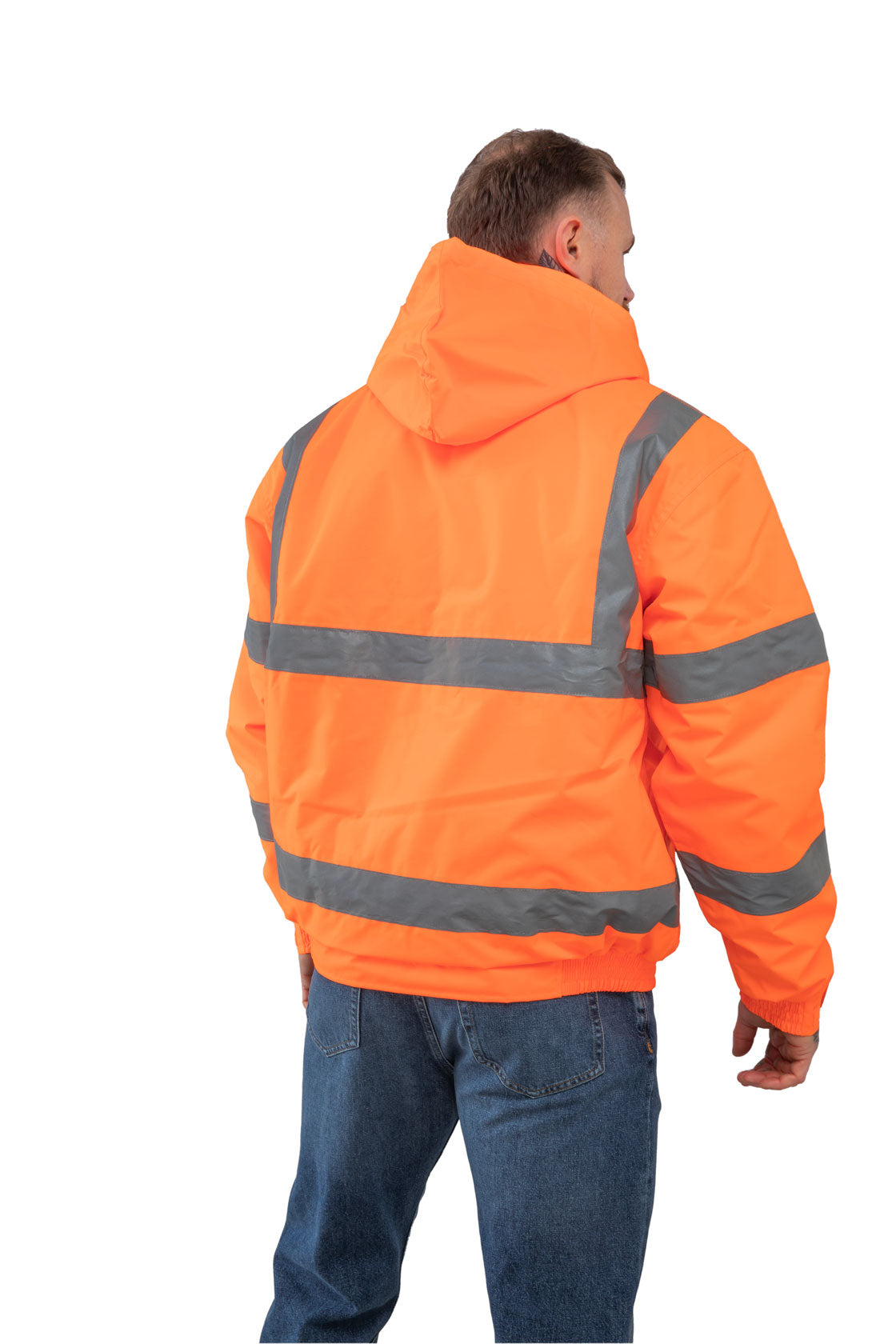 Espro High Visibility Bomber Jacket EN20471 Waterproof Reflective Safety Wear