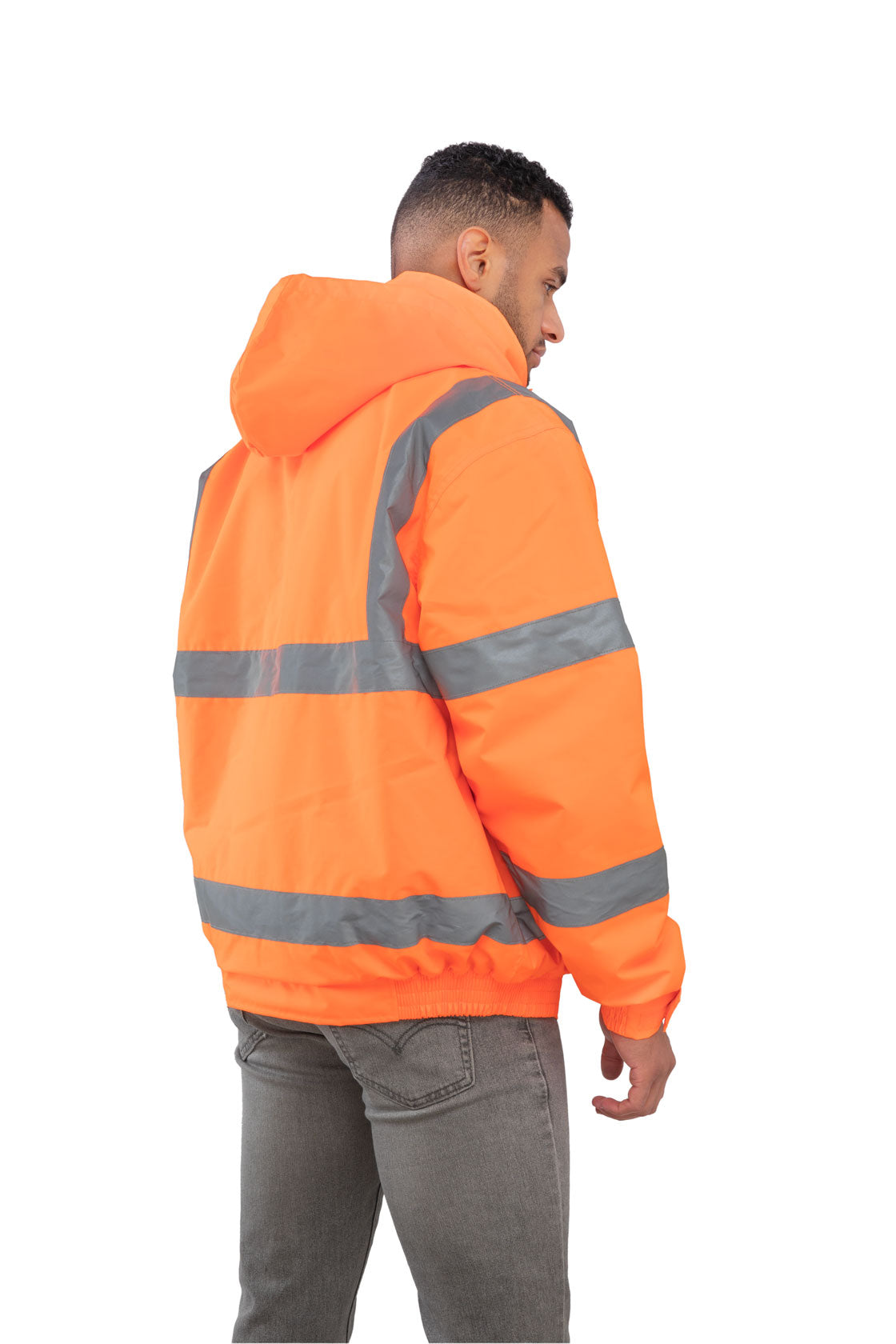 Espro High Visibility Bomber Jacket EN20471 Waterproof Reflective Safety Wear