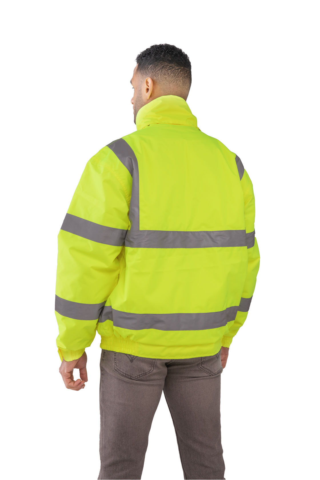 Espro High Visibility Bomber Jacket EN20471 Waterproof Reflective Safety Wear