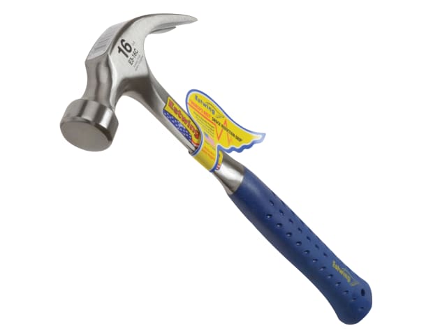 Estwing E3/16C Curved Claw Hammer 450g Vinyl Grip Made in USA Durable Tool