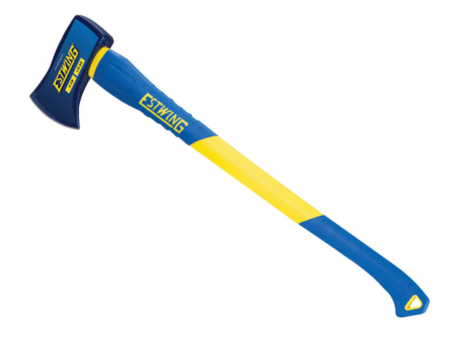 Estwing Felling Axe 1.8kg Fibreglass Handle Ergonomic Grip Durable Steel Head