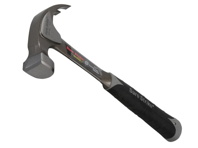 Estwing EMR16C Sure Strike 16oz Curved Claw Hammer with Comfort Grip 450g