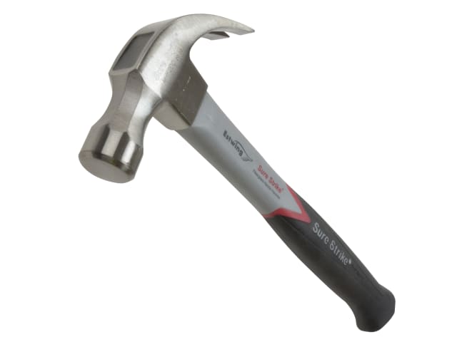 Estwing EMRF20C Surestrike 20oz Curved Claw Hammer Fibreglass Shaft 570g