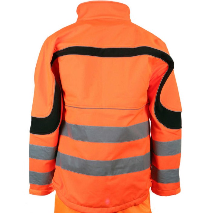 Beeswift Eton Hi-Vis Soft Shell Jacket Windproof Fleece Adjustable Cuffs
