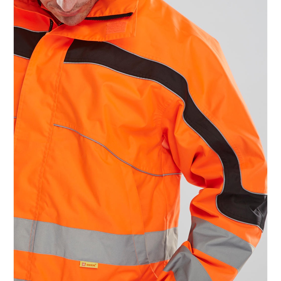 Beeswift Eton Waterproof Jacket High Visibility Reflective EN ISO 20471 Class 3