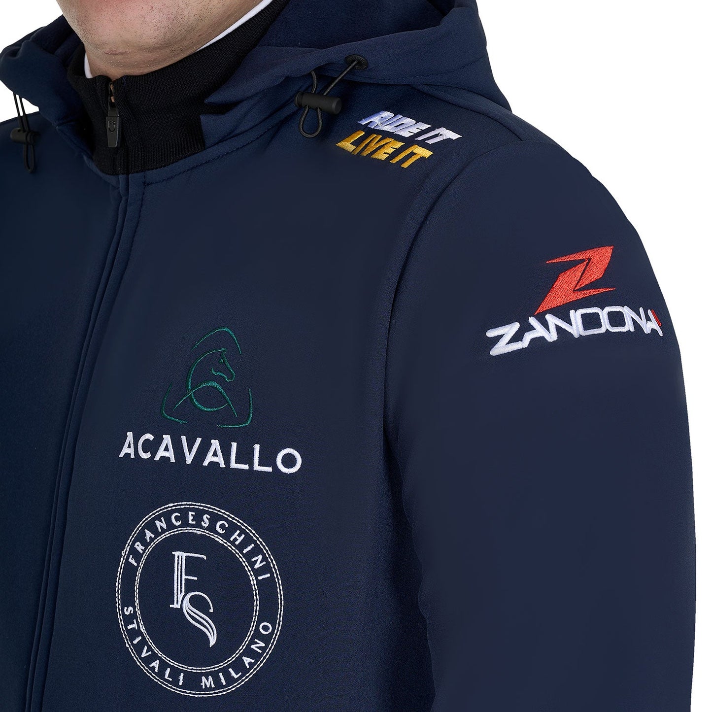 Equestro New Style Men's Multilogo Softshell Jacket For Riders Training Leisure