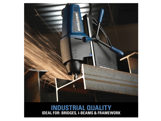 Evolution EVOMAG42 Magnetic Drill 1200W 110V with 1500kg Adhesion & 42mm Cutter