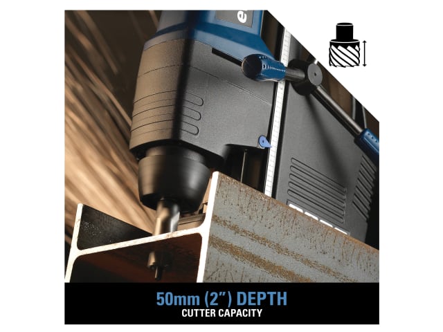 Evolution EVOMAG42 Magnetic Drill 1200W 240V with 1500kg Adhesion 42mm Cutter