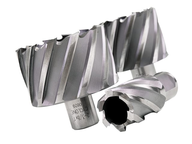 Evolution 3 Piece Short Broaching Cutter Kit M2 Steel 14 18 22mm Magnetic Drill