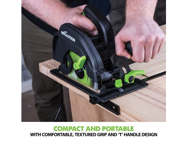 Evolution F165CCSL 1200W Multi-Material Circular Saw with Blade & Accessories