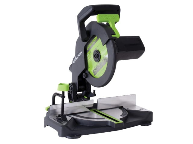 Evolution F210CMS 210mm TCT Compound Mitre Saw 1200W Portable Multi-Purpose