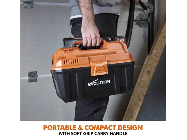 Evolution R11VAC-Li EXT 18V Wet & Dry Vacuum Cleaner Bare Unit Lightweight