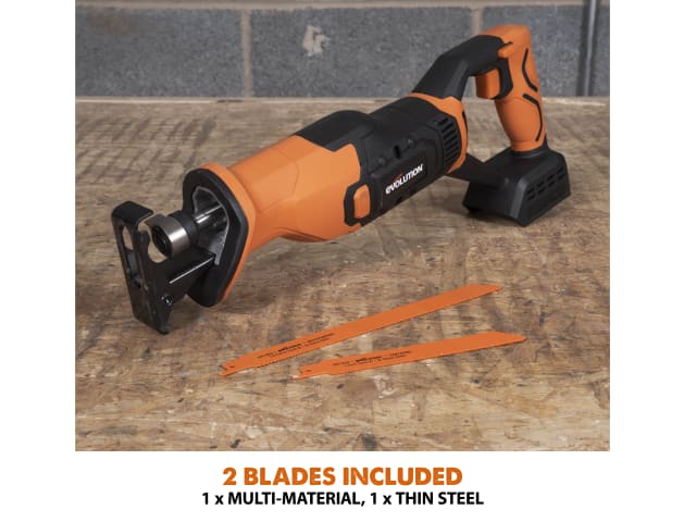 Evolution R150RCP-Li EXT Reciprocating Saw 18V Bare Unit Variable Speed