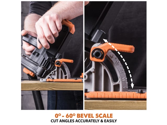 Evolution R185CCS Circular Saw 185mm 1600W 110V with Multi-Purpose Blade
