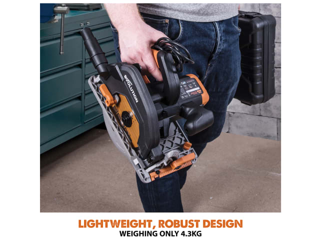 Evolution R185CCS Circular Saw 185mm 1600W 110V with Multi-Purpose Blade