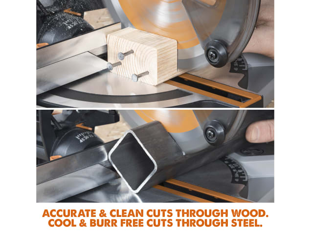 Evolution R185CMS-Li EXT 18V Compound Mitre Saw Multi-Material Cutting Tool