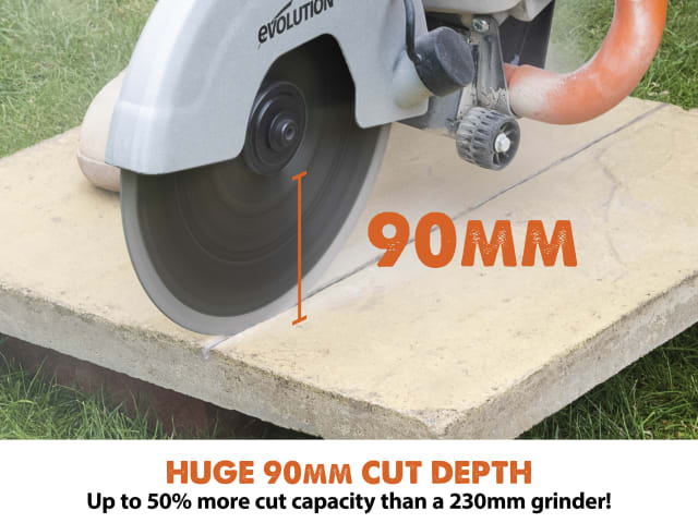 Evolution R230DCT 230mm Disc Cutter 2000W Powerful Ergonomic Design