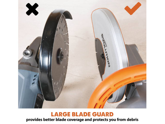 Evolution R230DCT 230mm Disc Cutter 2000W Powerful Ergonomic Design