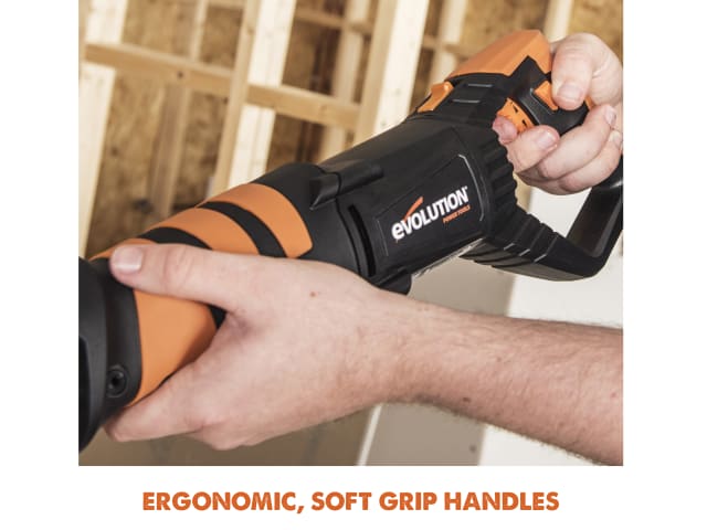 Evolution R230RCP Reciprocating Saw 850W Multi-Material with 4 Blades
