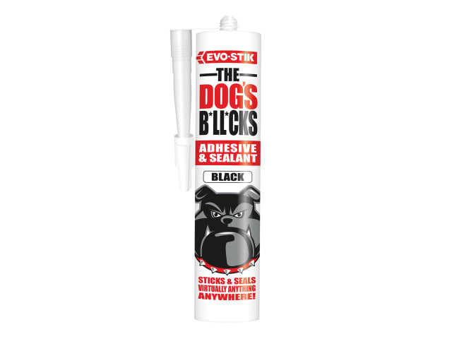 EVO-STIK The Dog's B*ll*cks 290ml Multipurpose Adhesive Sealant Black Waterproof